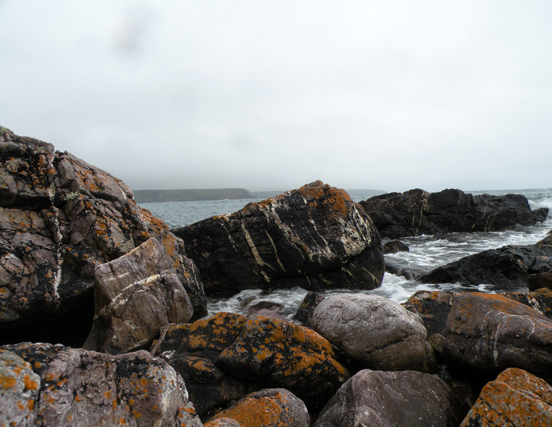 Sugli scogli del Galles